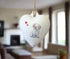Clumber Spaniel Ceramic Heart Bauble